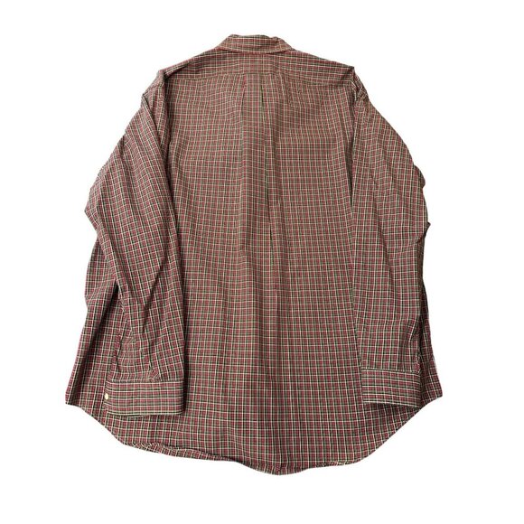 Ralph Lauren Mens Red Plaid Button-Down Shirt XXL Classic Fit Cotton Long Sleeve - Picture 6 of 6
